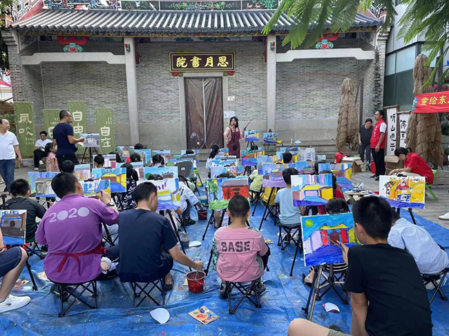 画出自己眼中的社区街景！罗湖东门社区开展主题绘画活动2.jpeg