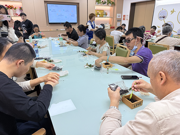 图：分发多肉材料包