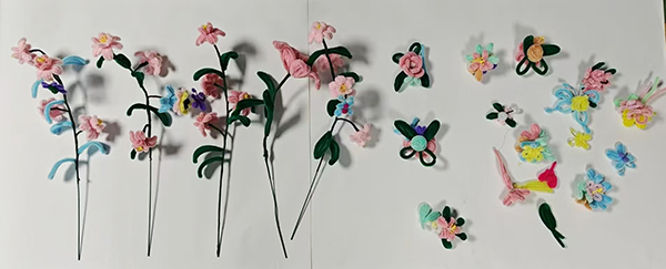 残疾人制作成品展示