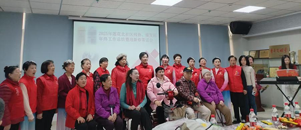 图：莲花北康复站合唱队