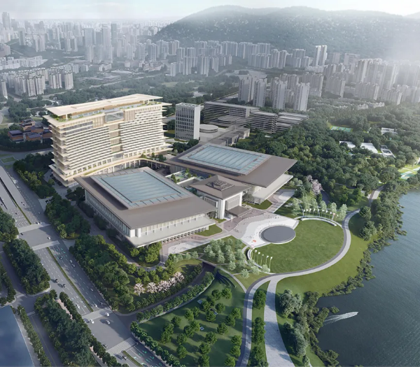 深圳国际交流中心示意图