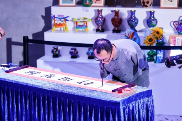 现场挥毫