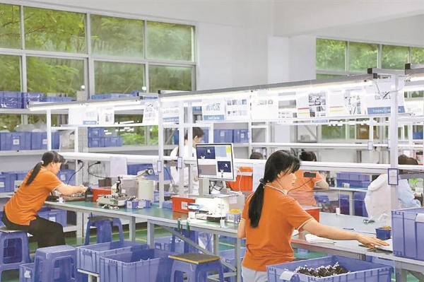深圳龙华珺连电子有限公司生产车间