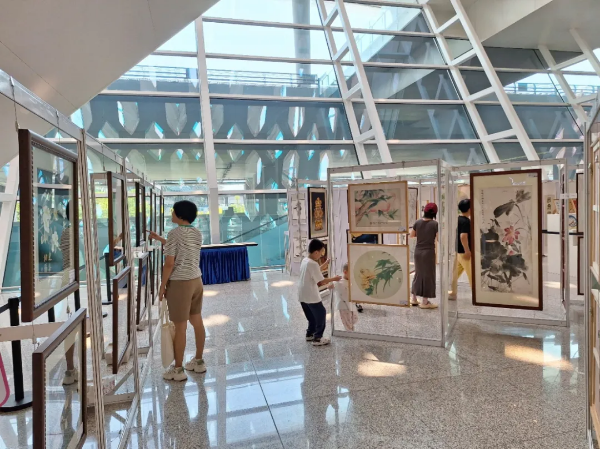 深圳宝安国际机场站展览现场